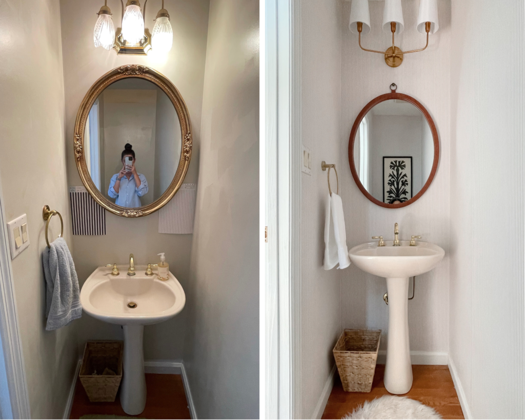 Powder Room Makeover - Musings by Madison - Home Decor Blogger