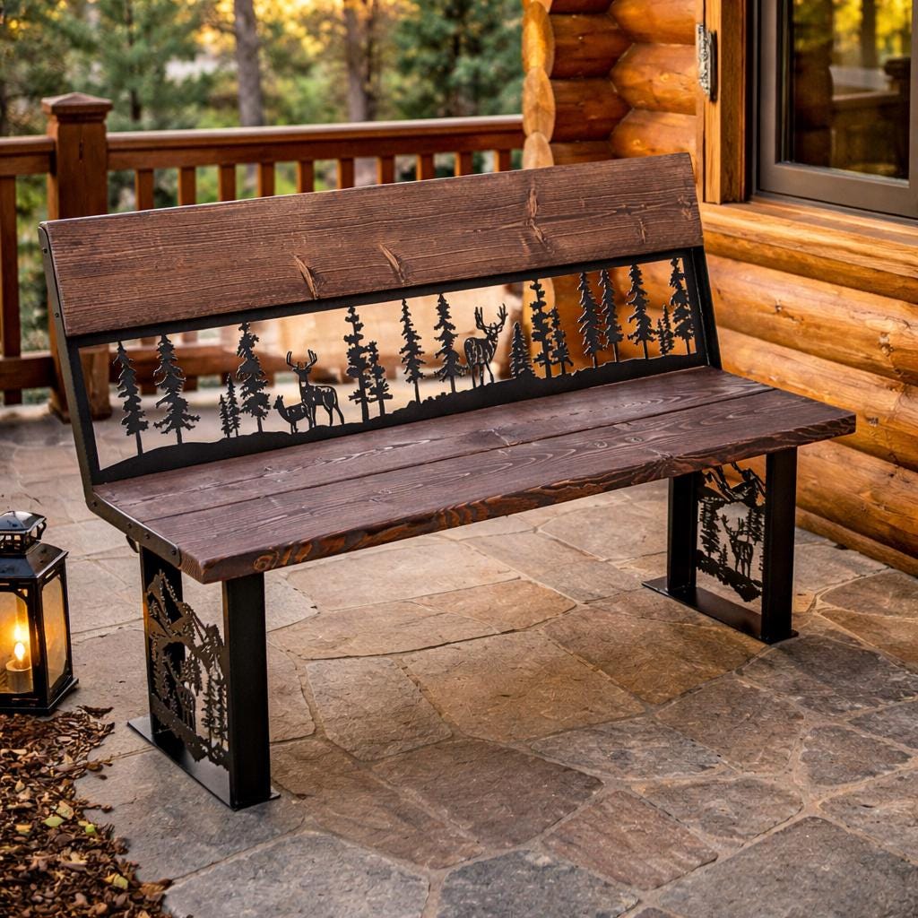 Reclaimed Wood Bench Rustic Outdoor Benches With Backs Rustic Outdoor Bench With Backrest Live Edge For