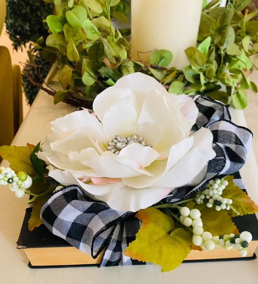 Repurpose Old Books With Fun Bling and Floral Embellishments — Studio MD