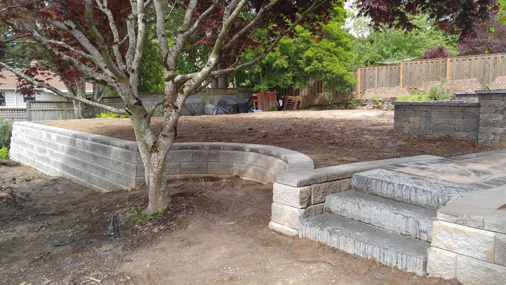 Retaining Wall Ideas For Sloped Backyard | Sequoia Stonescapes | Sequoia Stonescapes Inc.