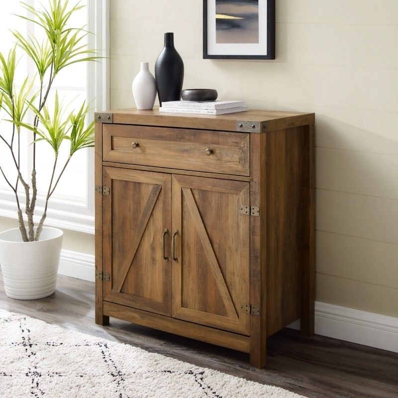 Rustic Storage Unit with Barn Doors | Foter