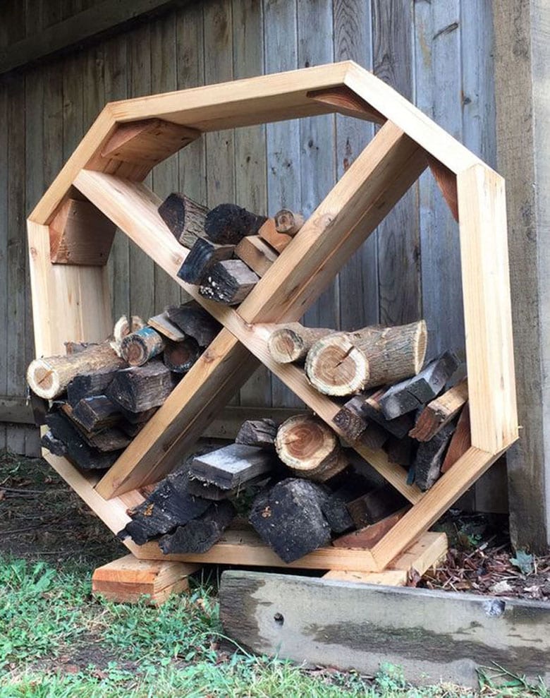 Smart & Fabulous Firewood Rack & Storage Ideas - A Piece Of Rainbow