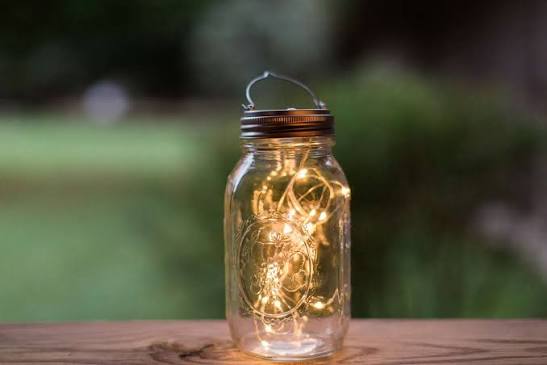 String-Light Mason Jar Lantern