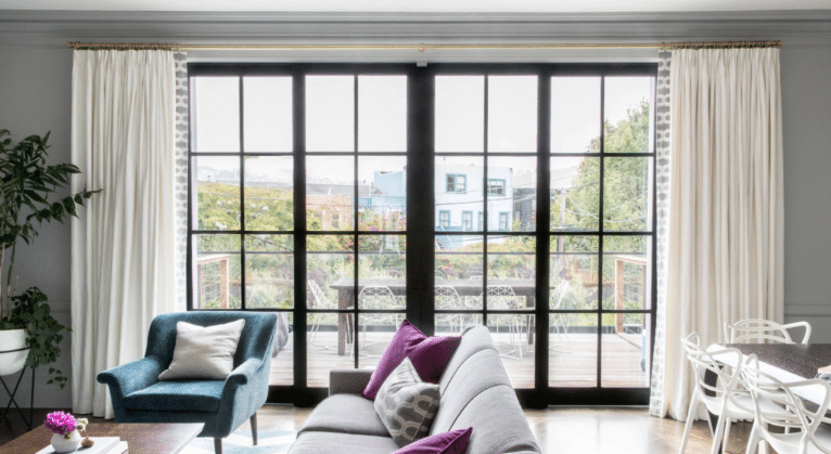 The Best Window Treatment Options for Sliding Glass Doors - Acadia Shutters