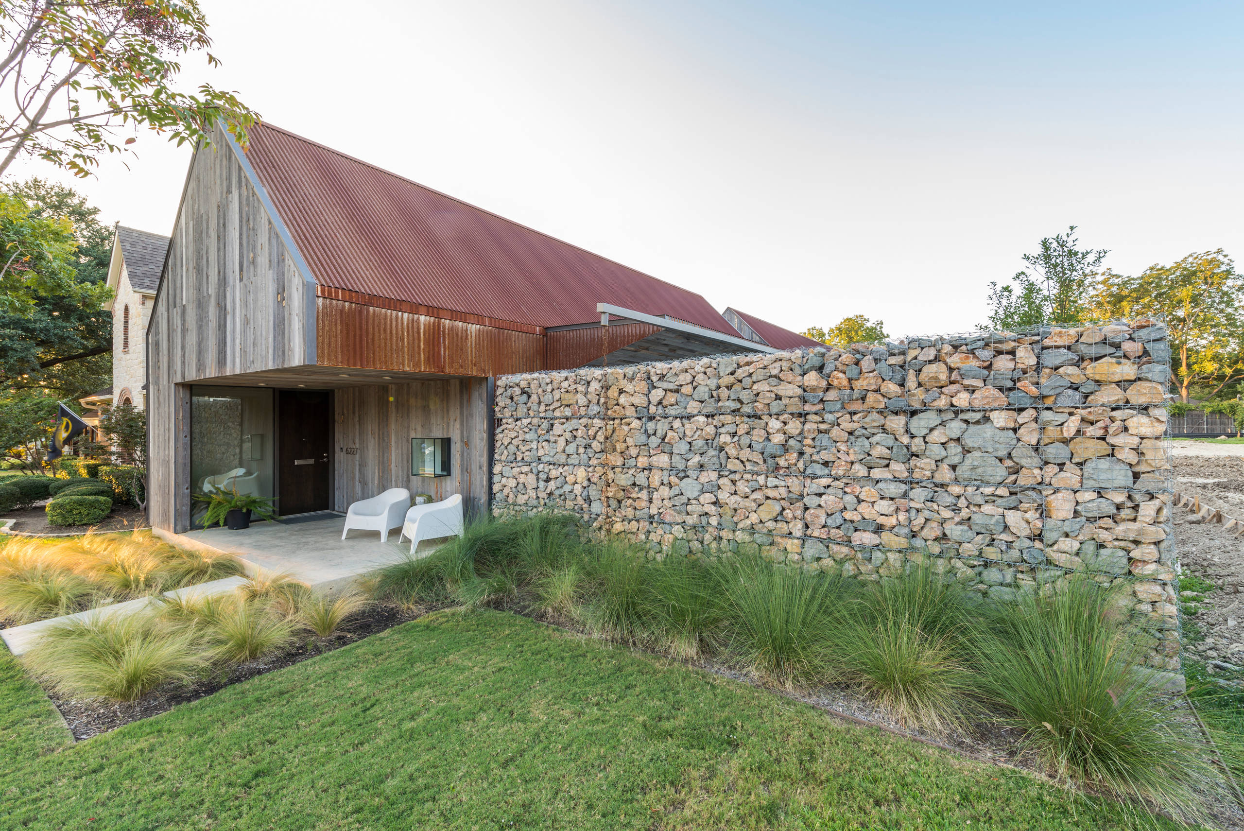 The Charm of Stone Gabion-Basket Walls | Houzz AU