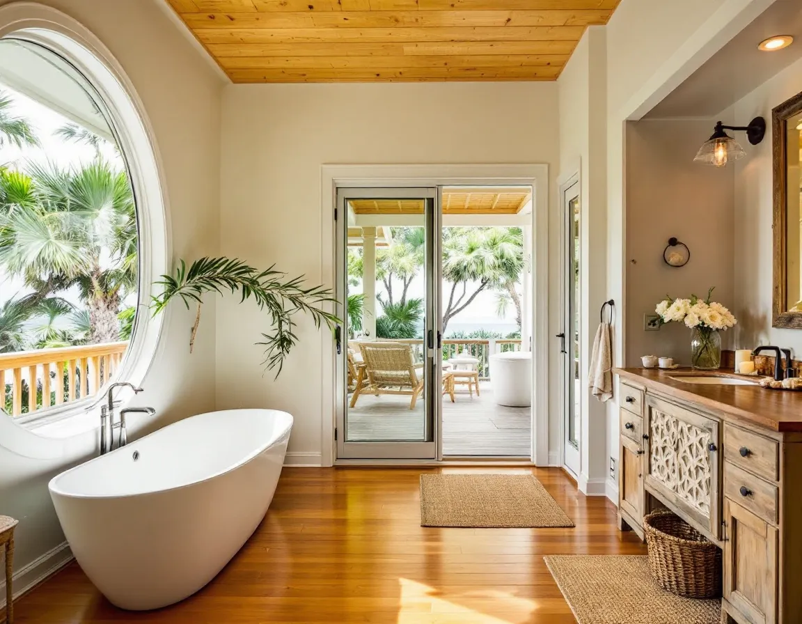 Tranquil Beach House Bathroom Design Inspiration | Muse by Wayfair