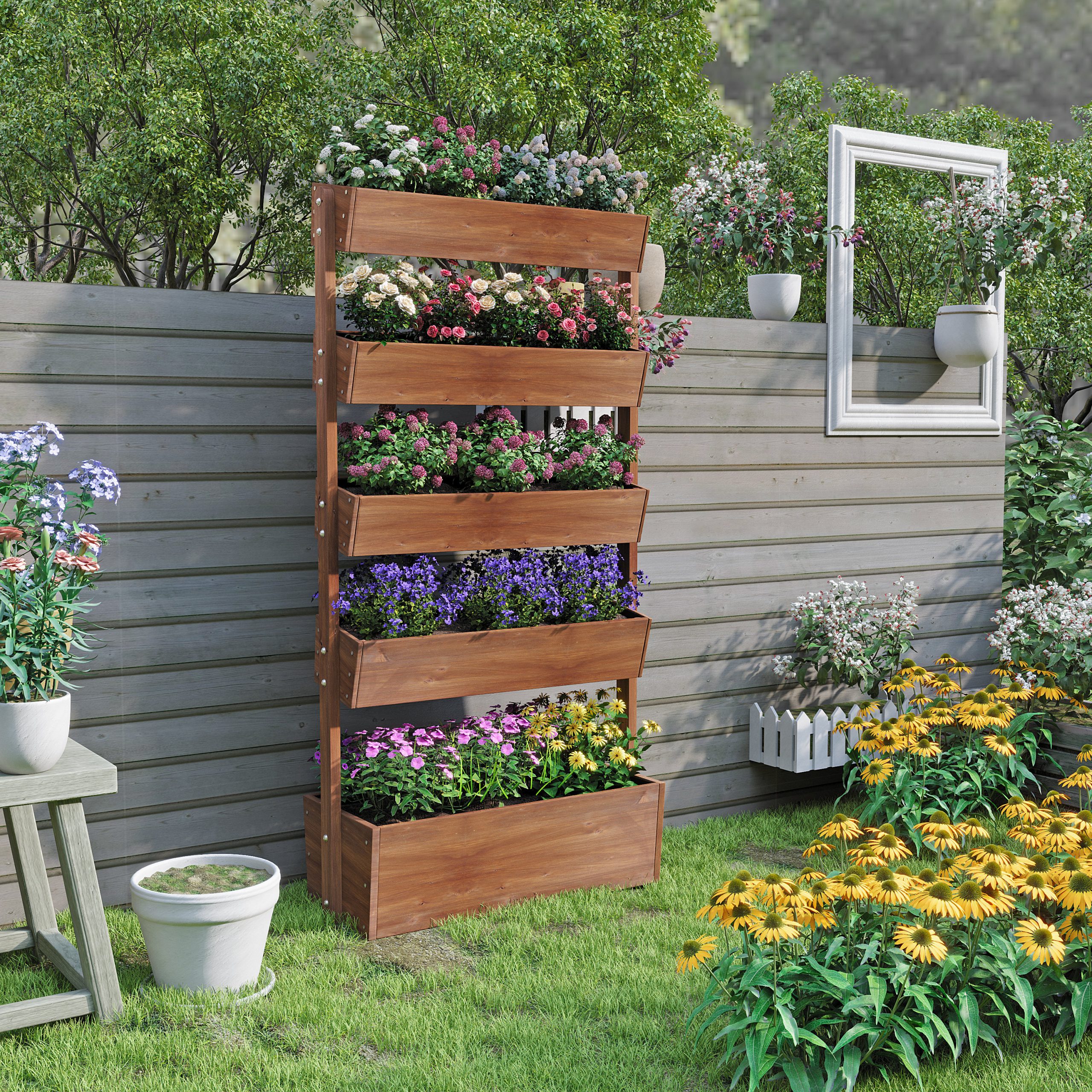 Vertical Raised Garden Bed