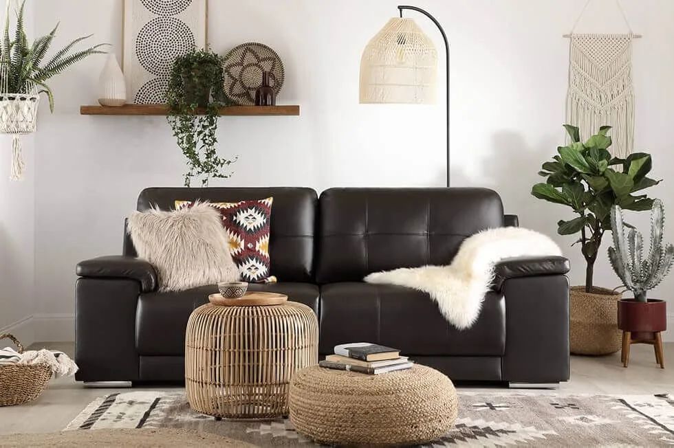 What Colours Go With A Brown Leather Sofa? | Furniture & Choice