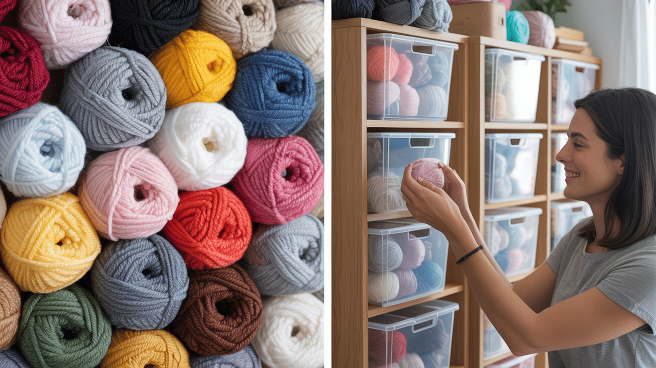 Yarn Storage Made Simple: Clever Ideas for Every Crafter - The Painted Hinge