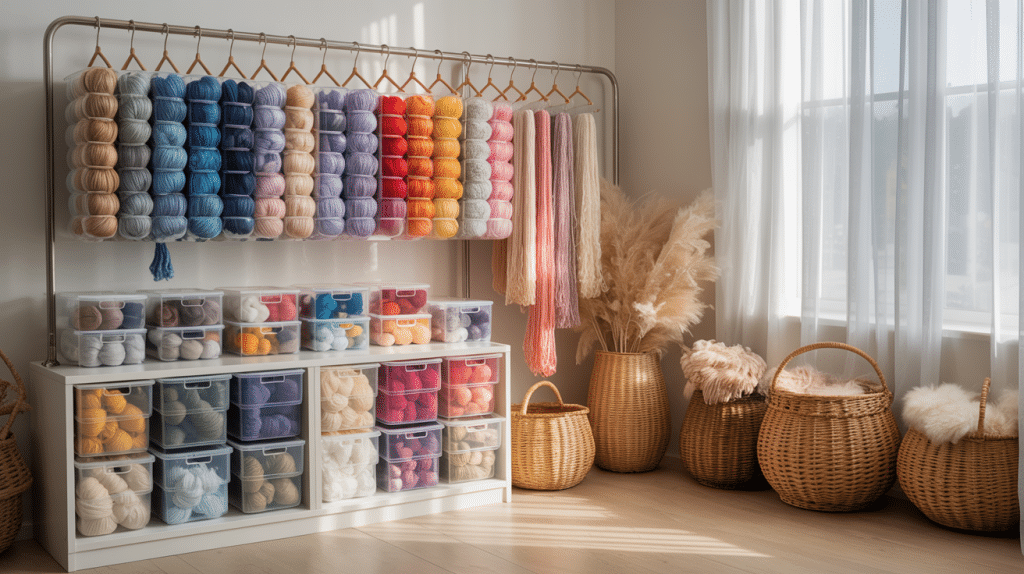 Yarn Storage Made Simple: Clever Ideas for Every Crafter - The Painted Hinge
