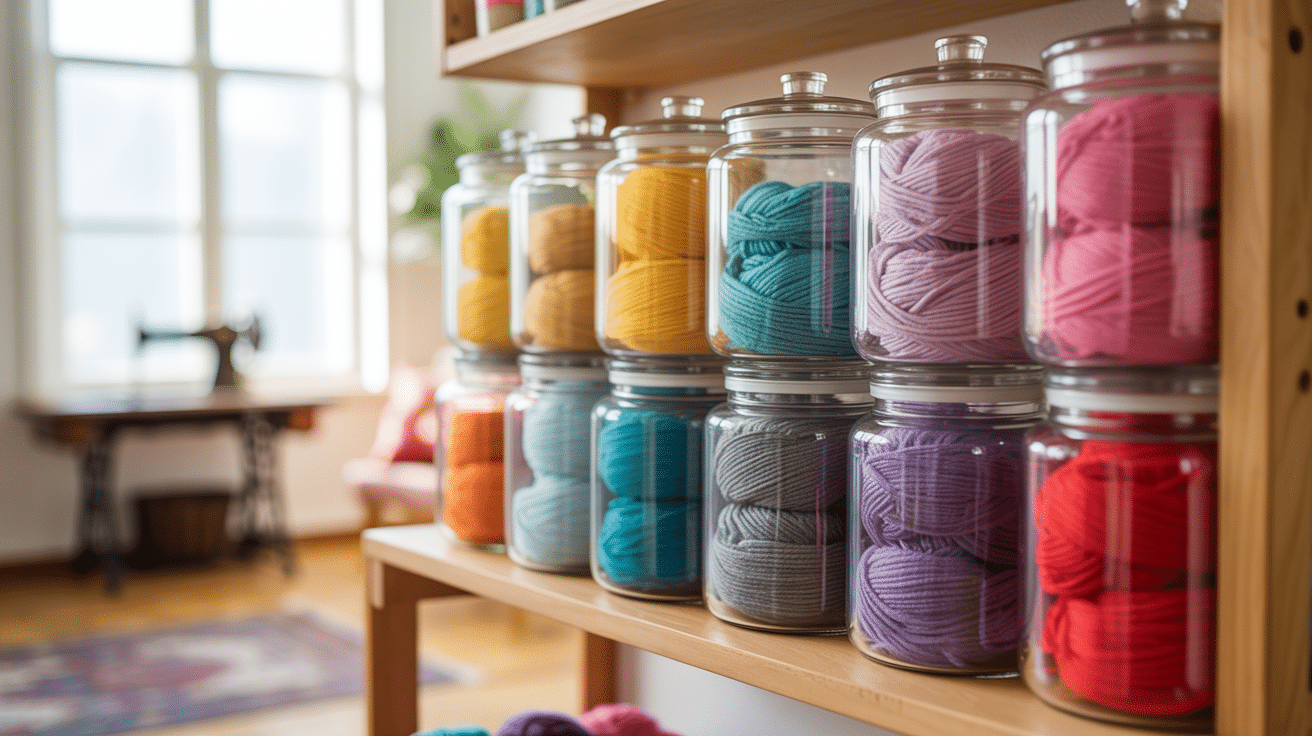 Yarn Storage Made Simple: Clever Ideas for Every Crafter - The Painted Hinge