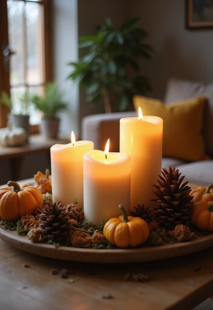 10 Cozy Fall Coffee Table Decor Ideas for Book Lovers