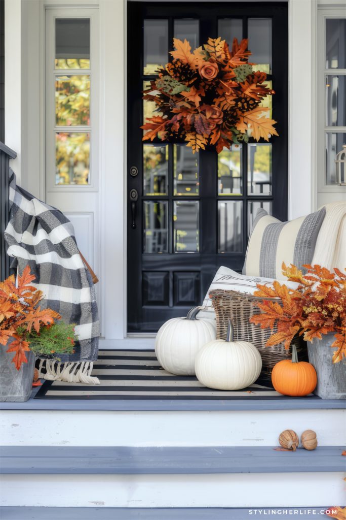 38 Stunning Fall + Halloween Porch Decor Ideas - Styling Her Life