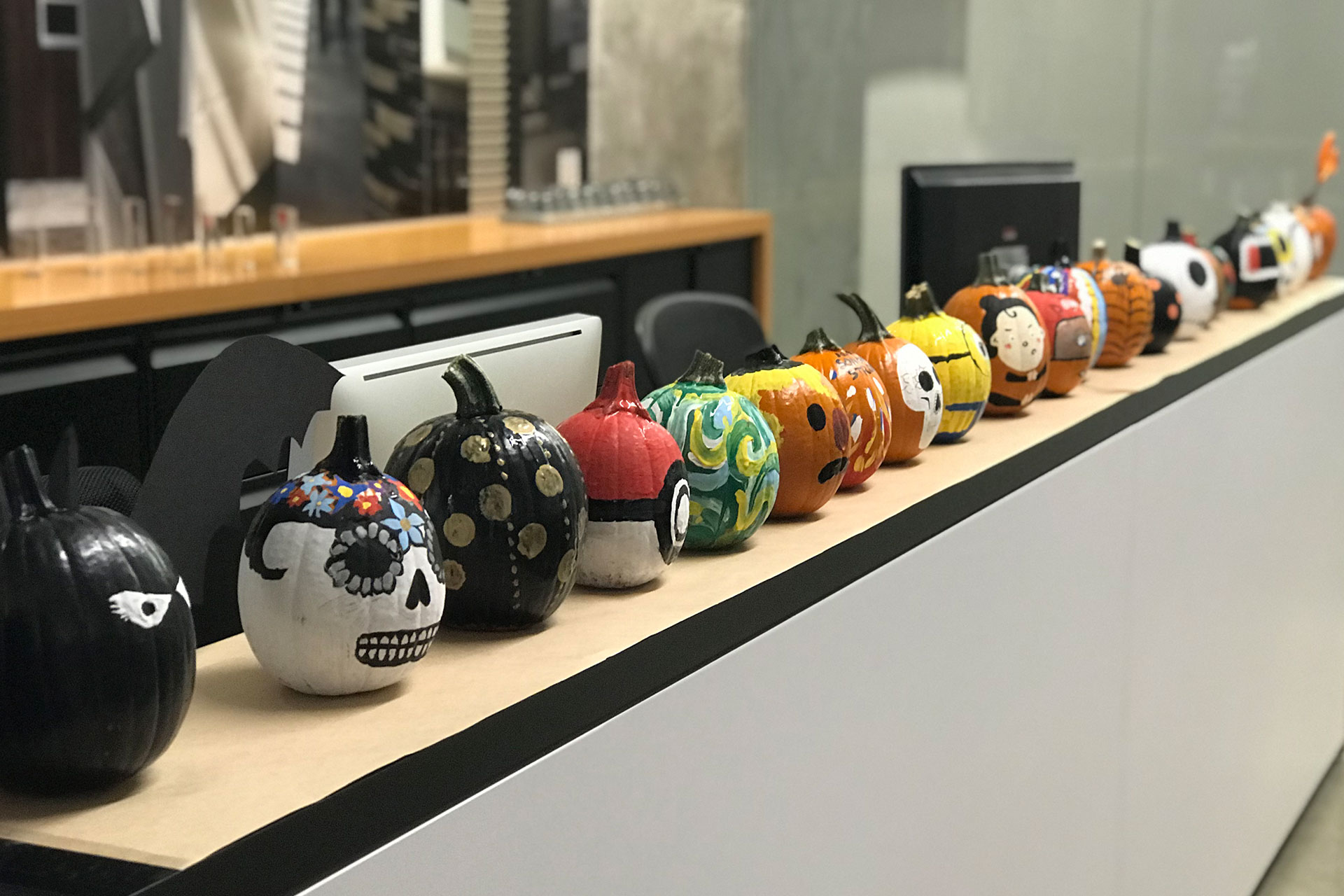 Architects Painting Pumpkins! - TLCD Architecture