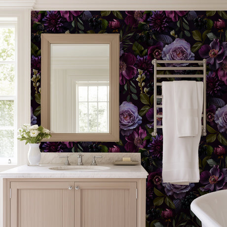 Bathroom Wallpaper Dark 10 Black Bathroom Ideas Homes And Gardens