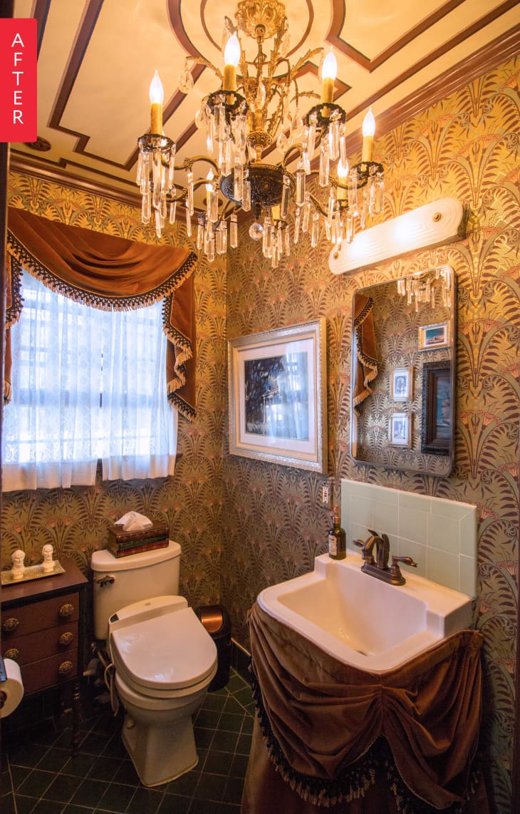 Before & After: The Haunted Mansion Bathroom of Your Disney Dreams | Apartment Therapy
