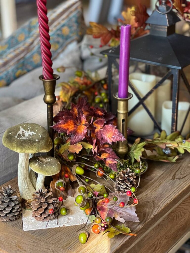 Cosy fall decor in the French countryside