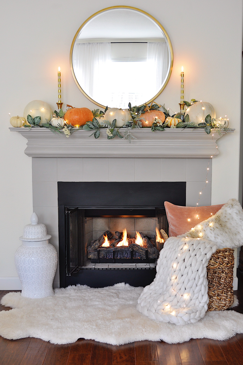 Cozy & Chic: Quick Guide to Fall Mantel Decor Ideas - Her Home Decorations