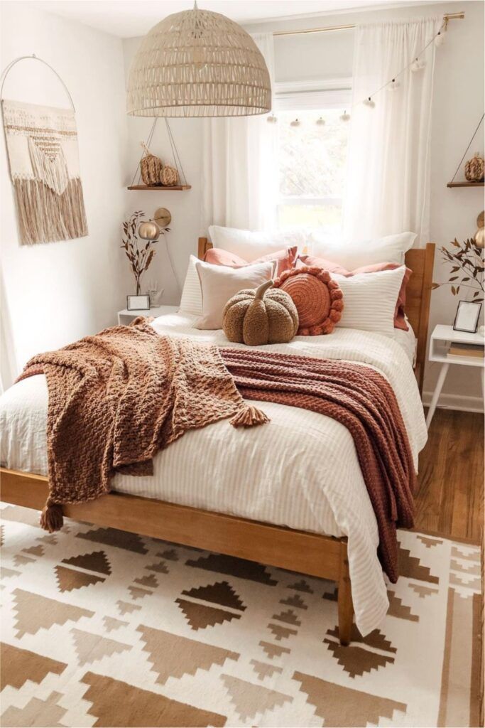 Cozy Fall Bedroom Inspiration: How I Would Create A Perfect Autumn Retreat - Her Home Decorations