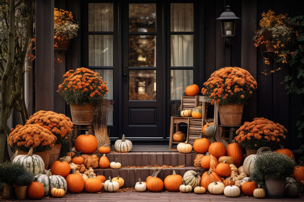 🍂 Cozy Fall Porch Ideas with Mums, Pumpkins, and More