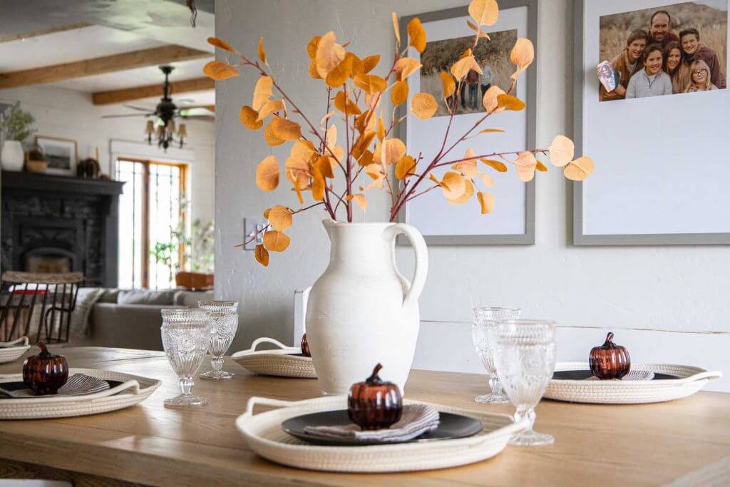Cozy Table Fall Dining Table Decor Dining Room Fall Table Decor Ideas MY 100 YEAR OLD