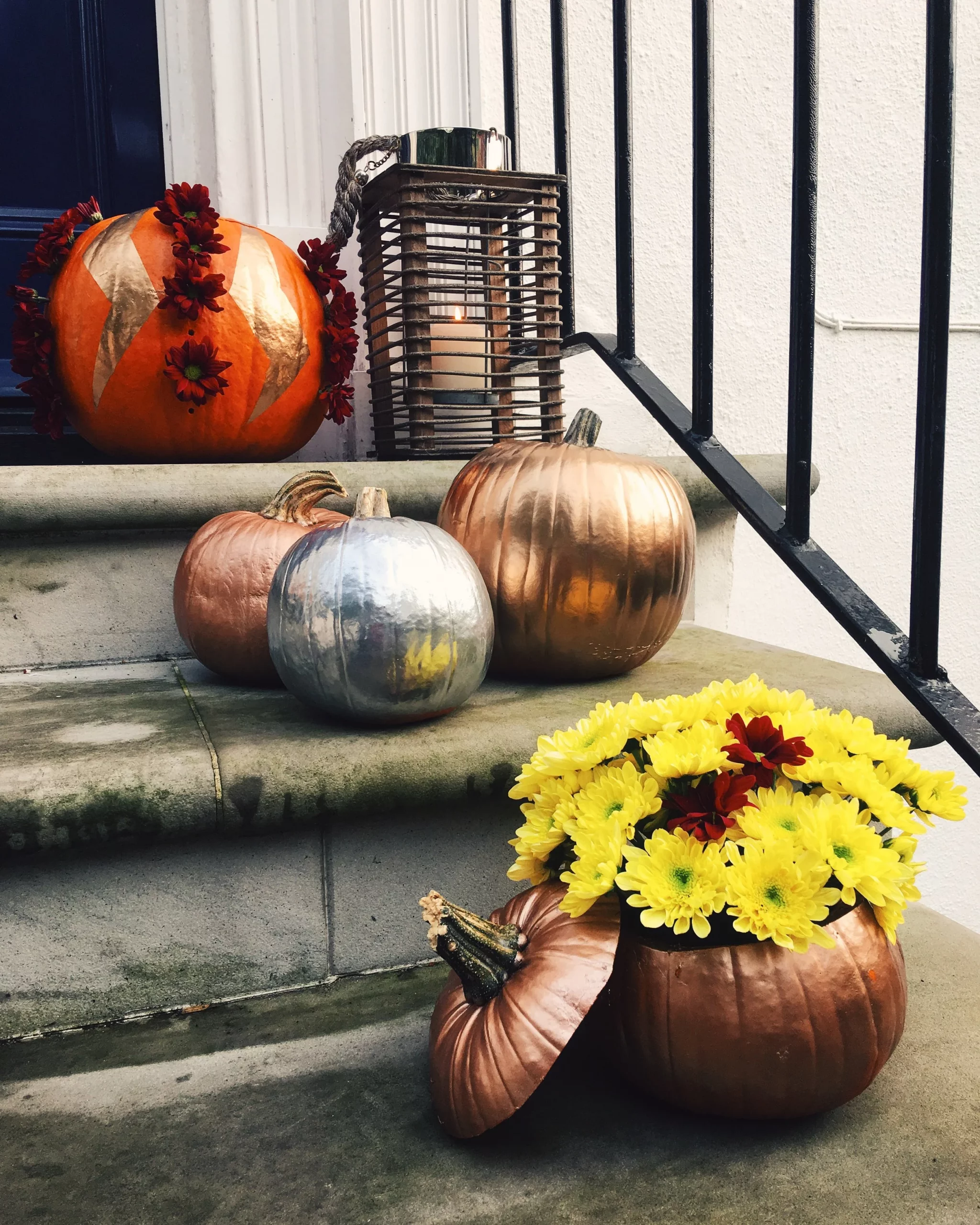 Create Stylish Halloween Decor With Painted & Pimped Up Pumpkins! — MELANIE LISSACK INTERIORS