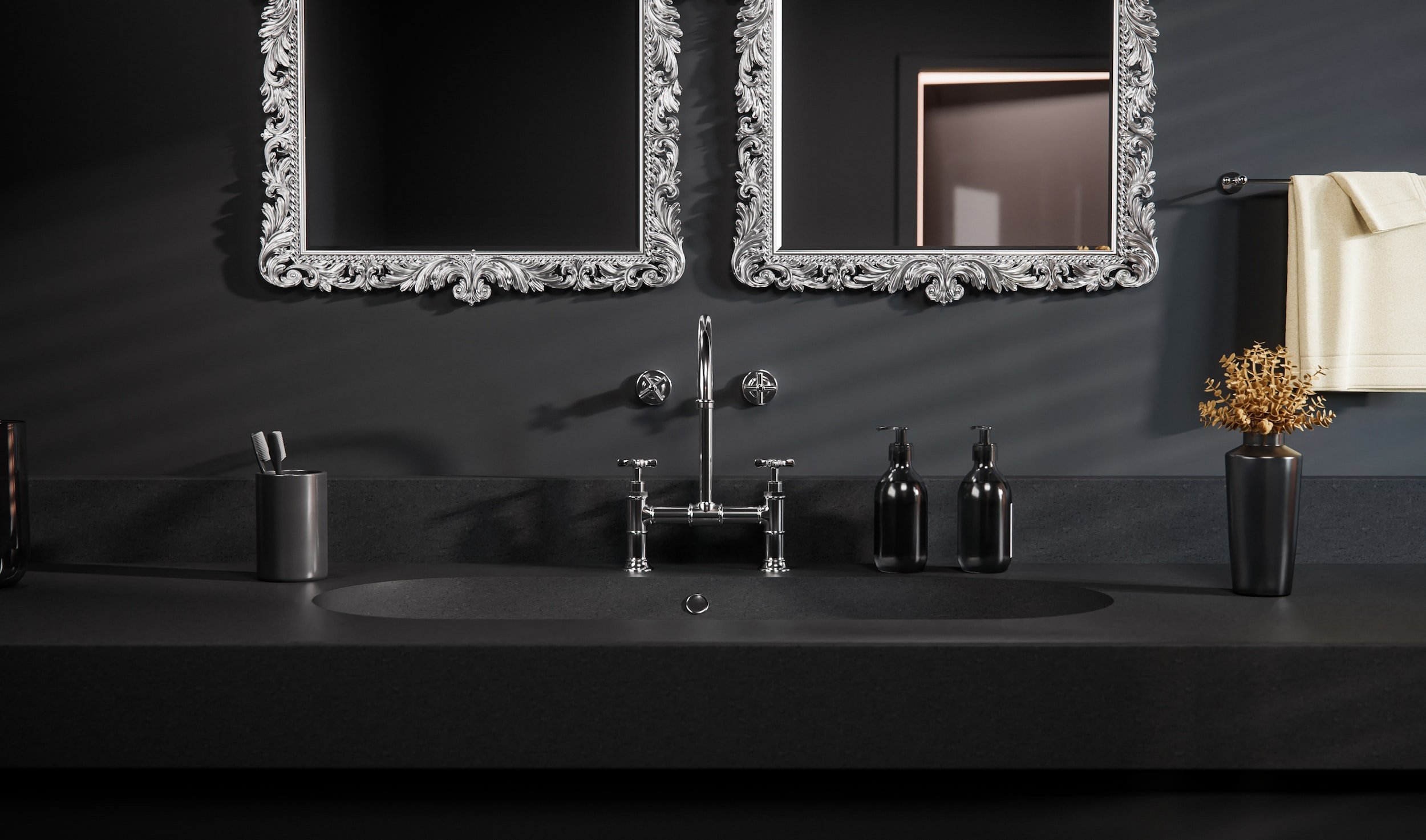 Dark Bathroom Ideas — Fuerst Haus