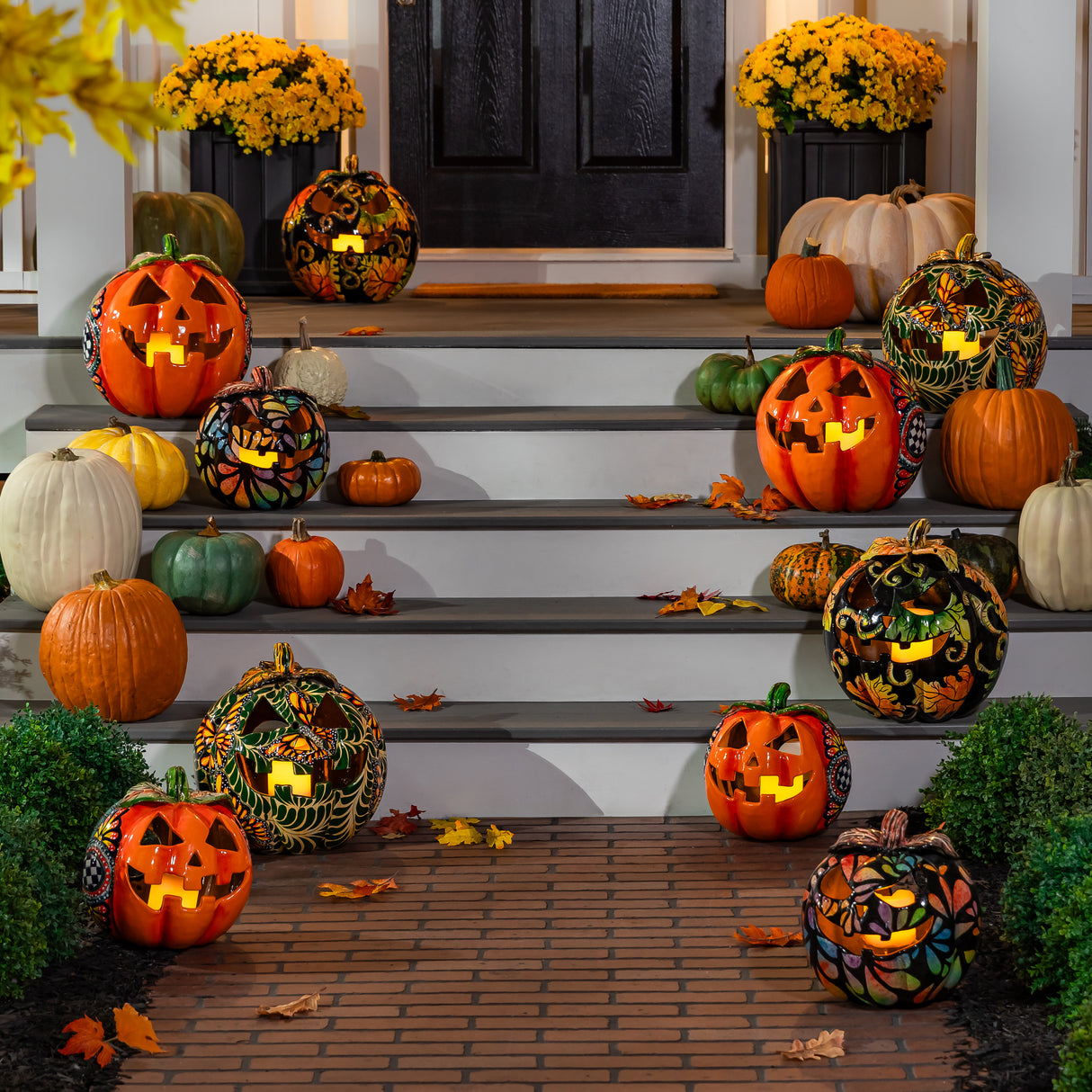 Decorative Flower Pumpkins Decoupaged Dried Flower Pumpkins Jennifer Rizzo