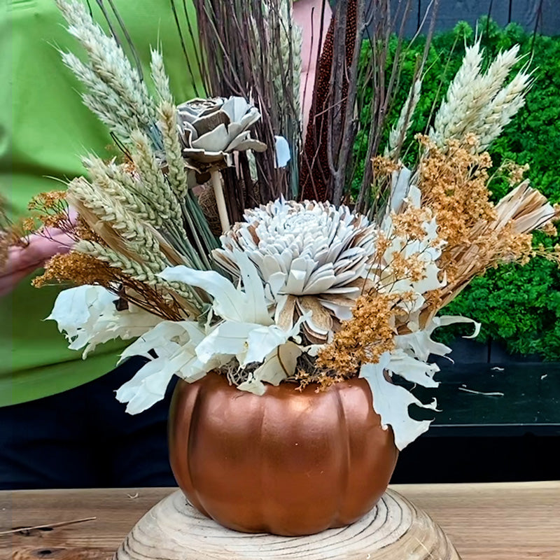 Dried Autumn Flowers For Pumpkin Dried Florals Wildly Native Flower Farm