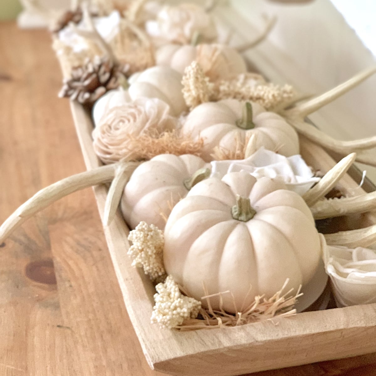 Fall Decor For Bowl Moody Fall Centerpiece In Wooden Dough Bowl TCT Crafts Designs Decor