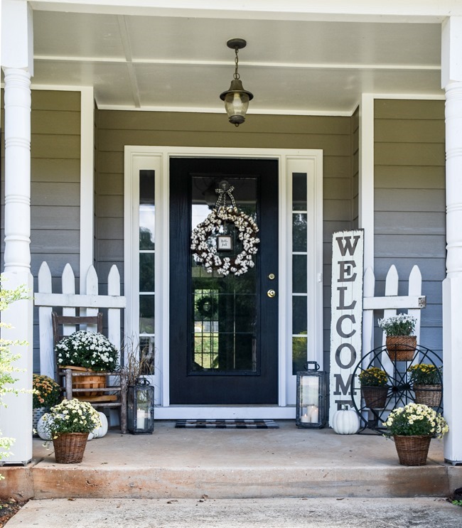 Fall Farmer's Market Inspired Front Porch
