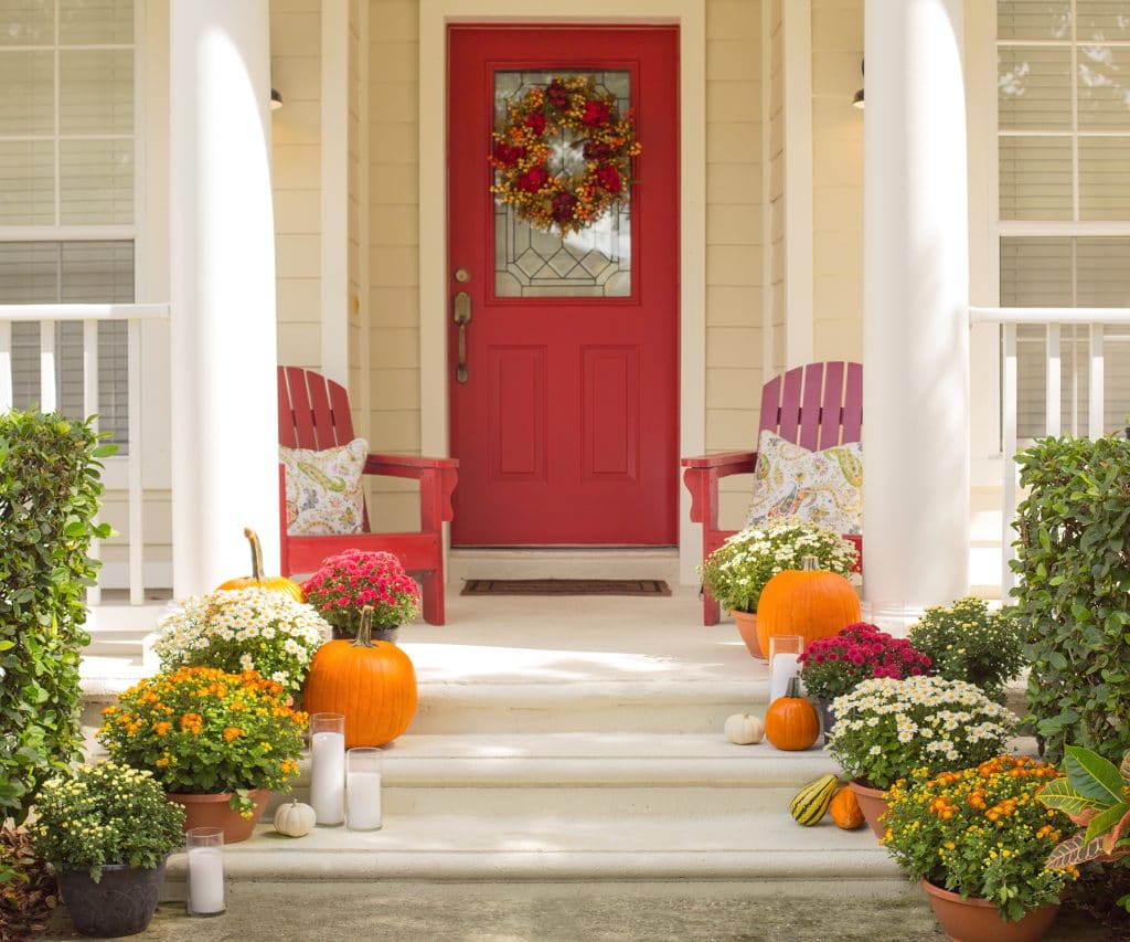 Fall Front Door Decor: In 4 Easy Steps - Ashley Brooke