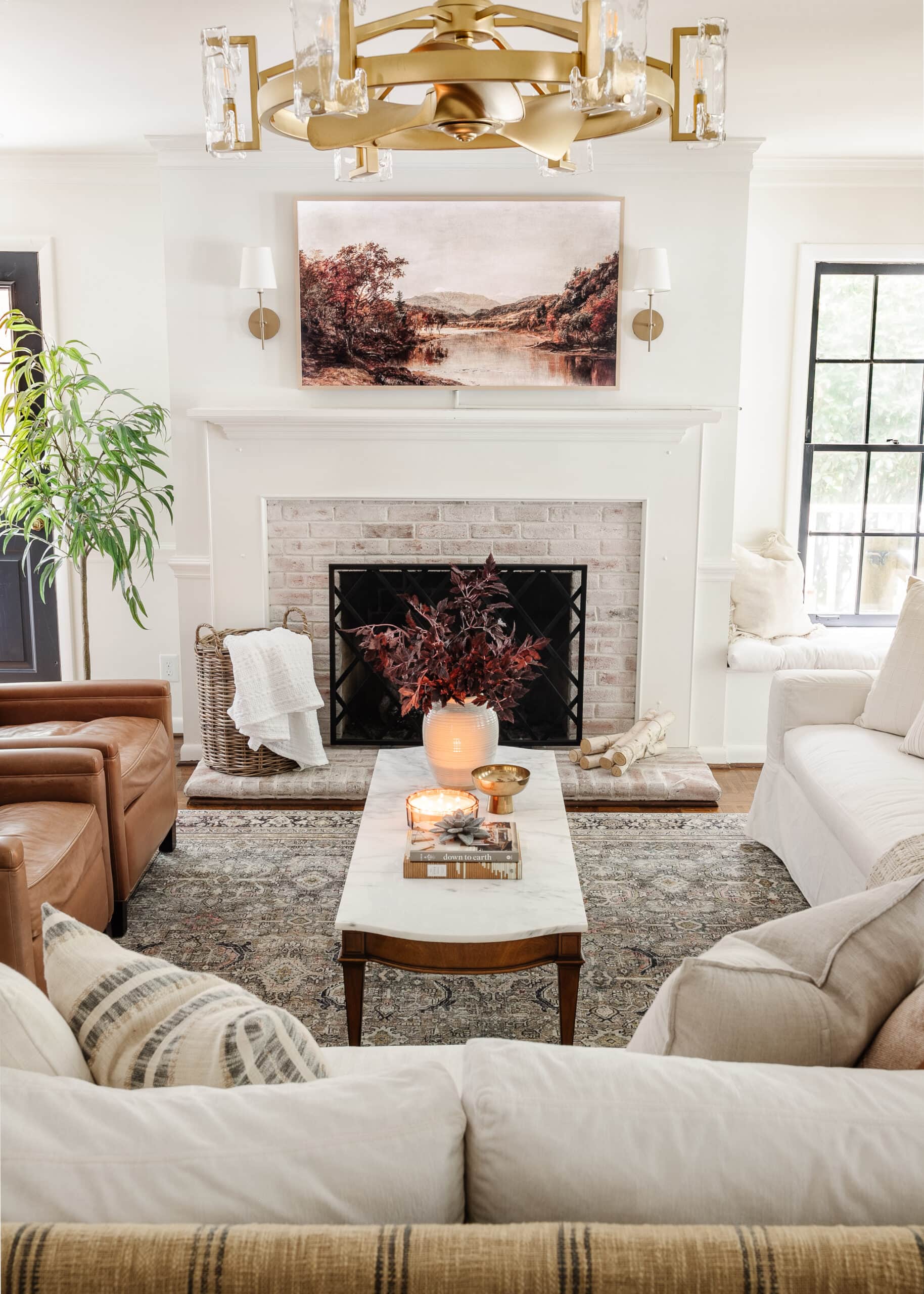 Fall Living Room Decor Ideas That Save Money and Time - Bless'er House