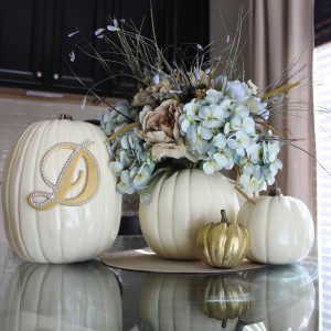 Fall Table Decor - Frills & Drills
