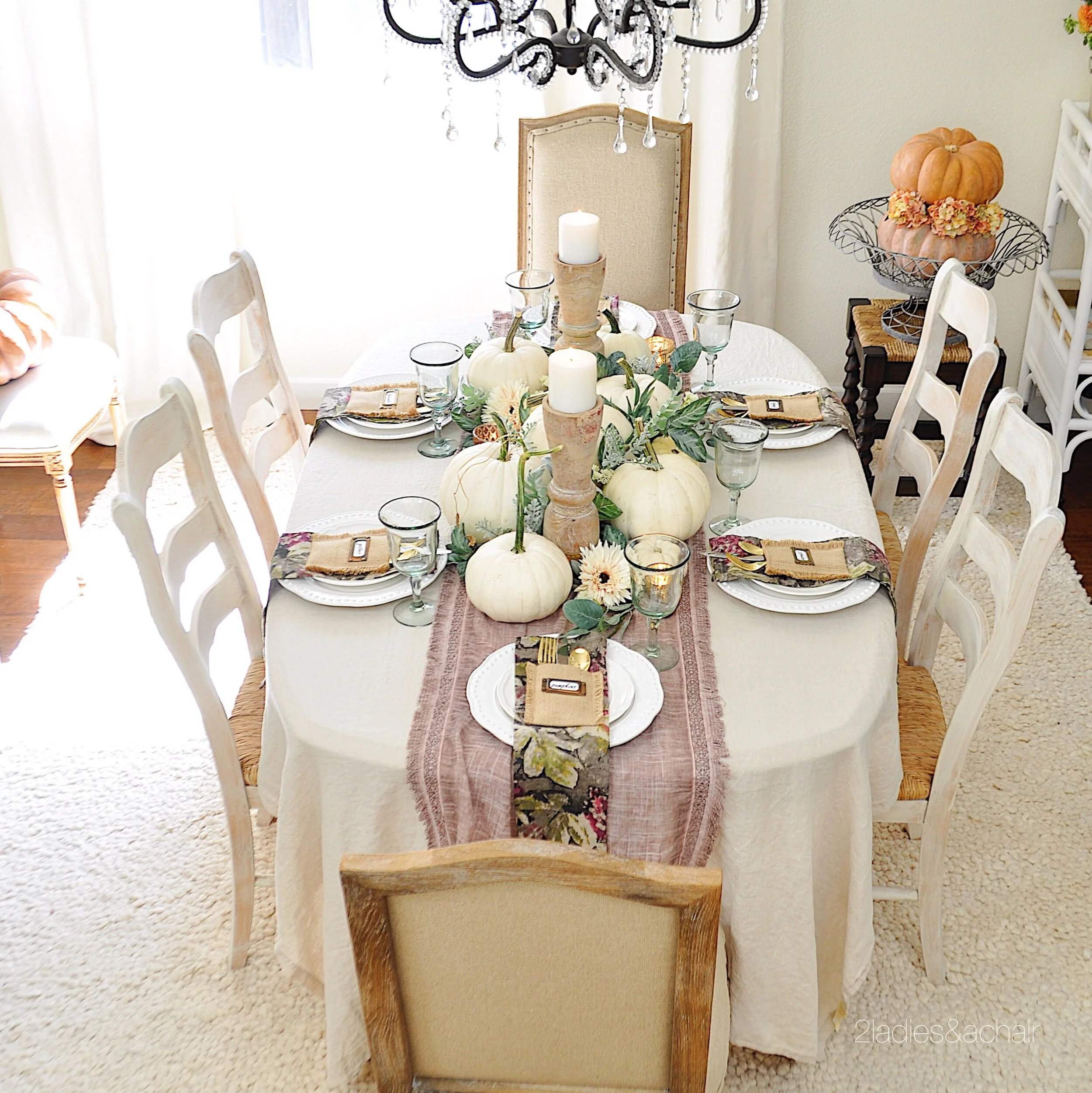 Farmhouse Fall Decor Dining Table Set Up Ideas Creating A Neutral Fall Dining Room: Warmth And