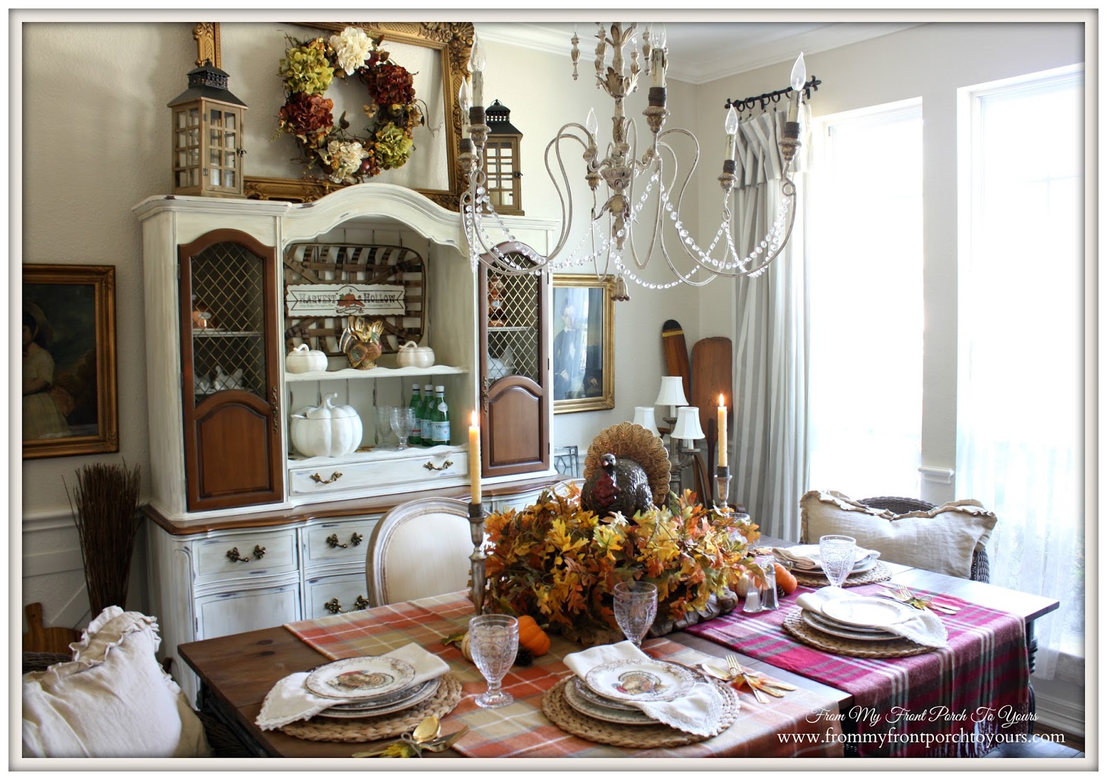 From My Front Porch To Yours: Thanksgiving Dining Room- French Farmhouse Style
