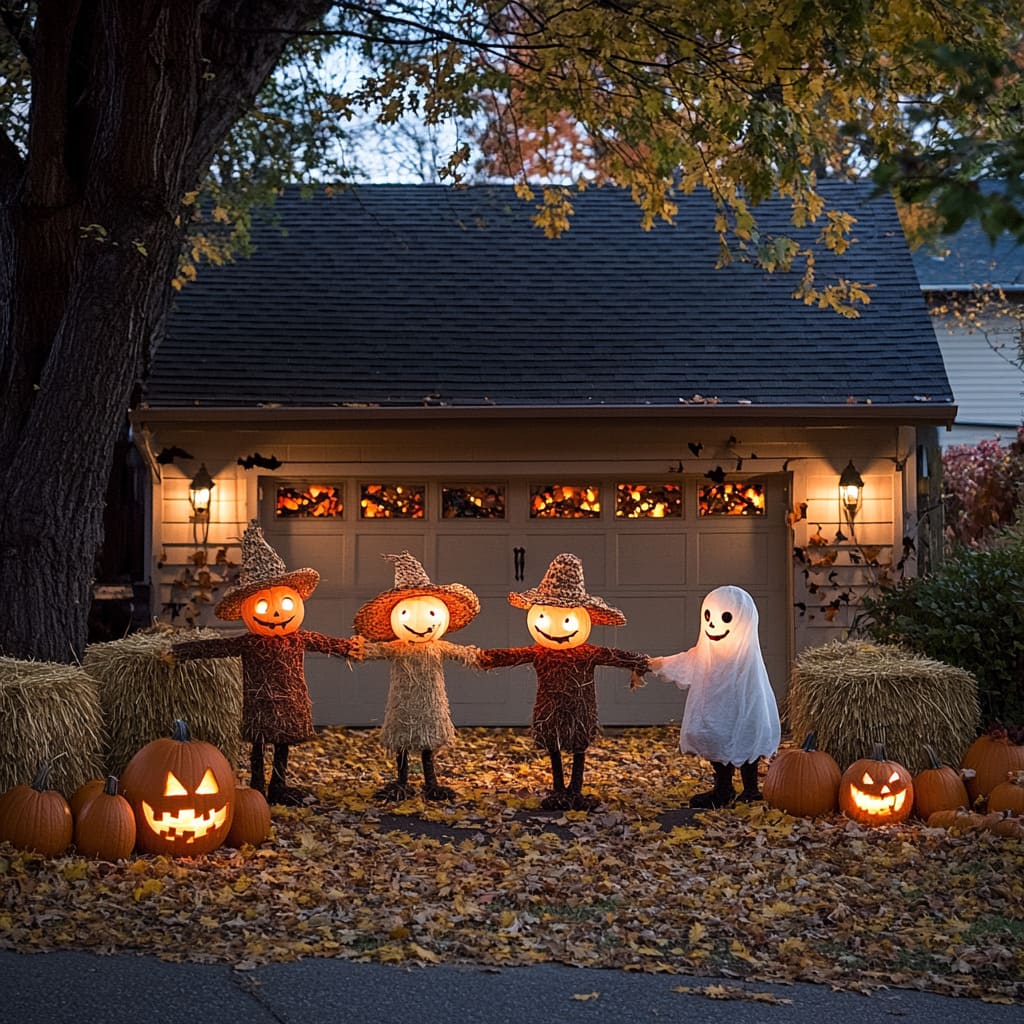 Fun Halloween Decorations for the Garage and Front Yard | FH