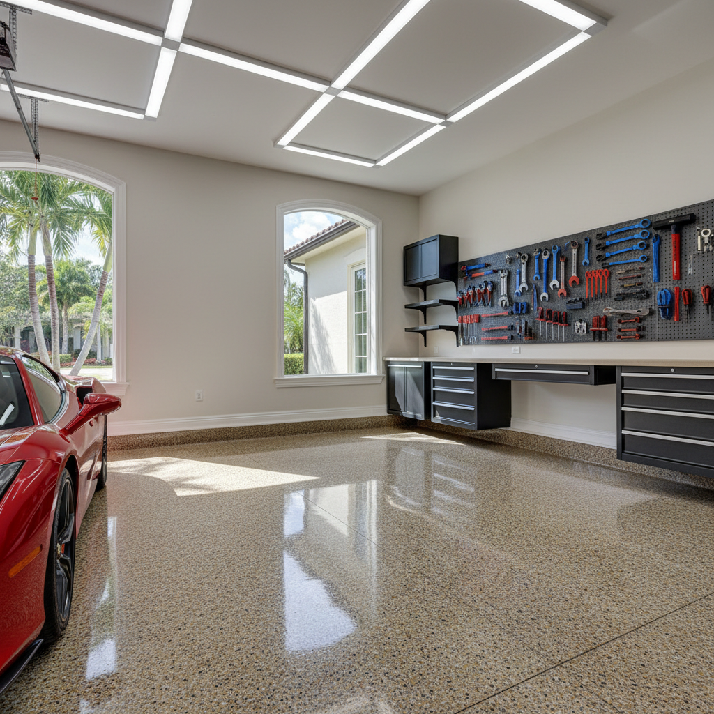 Garage Floor Epoxy in Orlando, Florida | Orlando Epoxy Floor