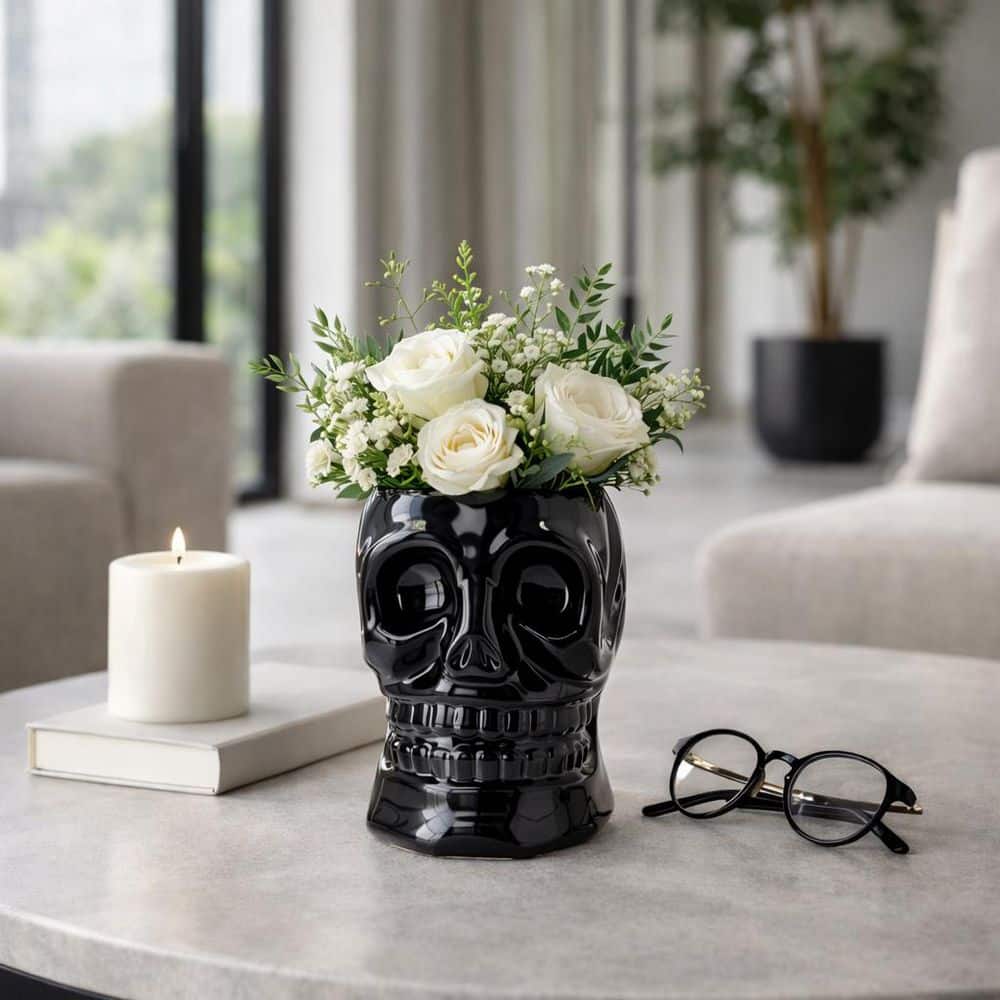 Goth Flowers Centerpiece Small 32 *Atmospheric* Halloween Flower Centerpiece Ideas That Capture Pure Spooky