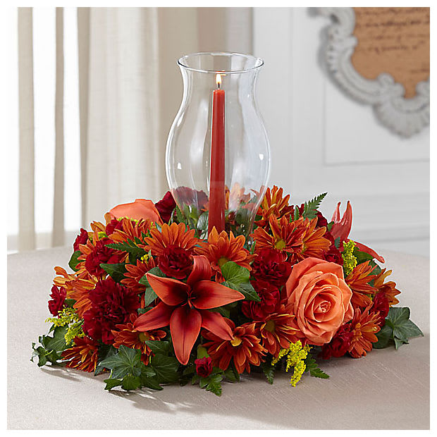 Heart of Harvest Centerpiece in Aitkin, MN | Aitkin Flowers & Gifts