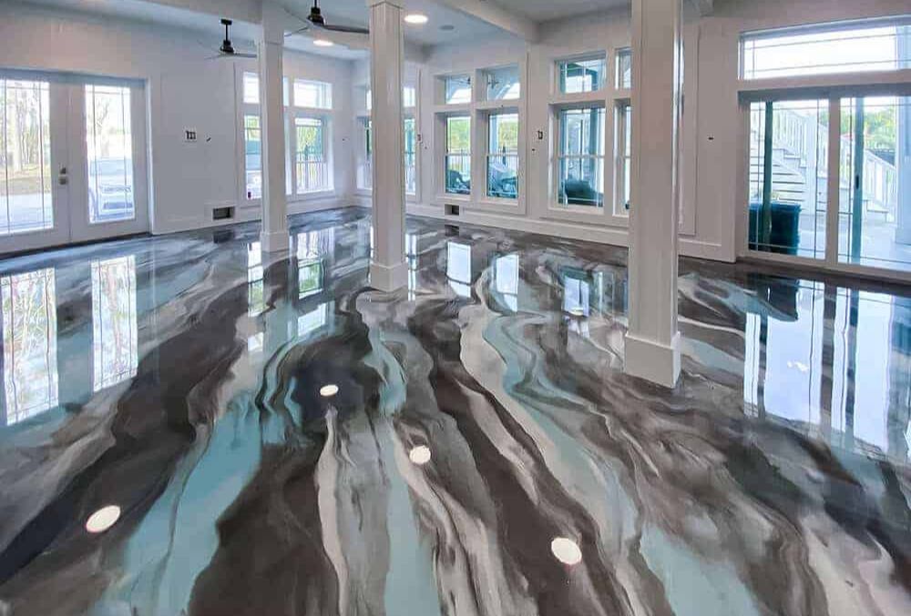 How Metallic Epoxy Coatings Can Personalize Your Workspace