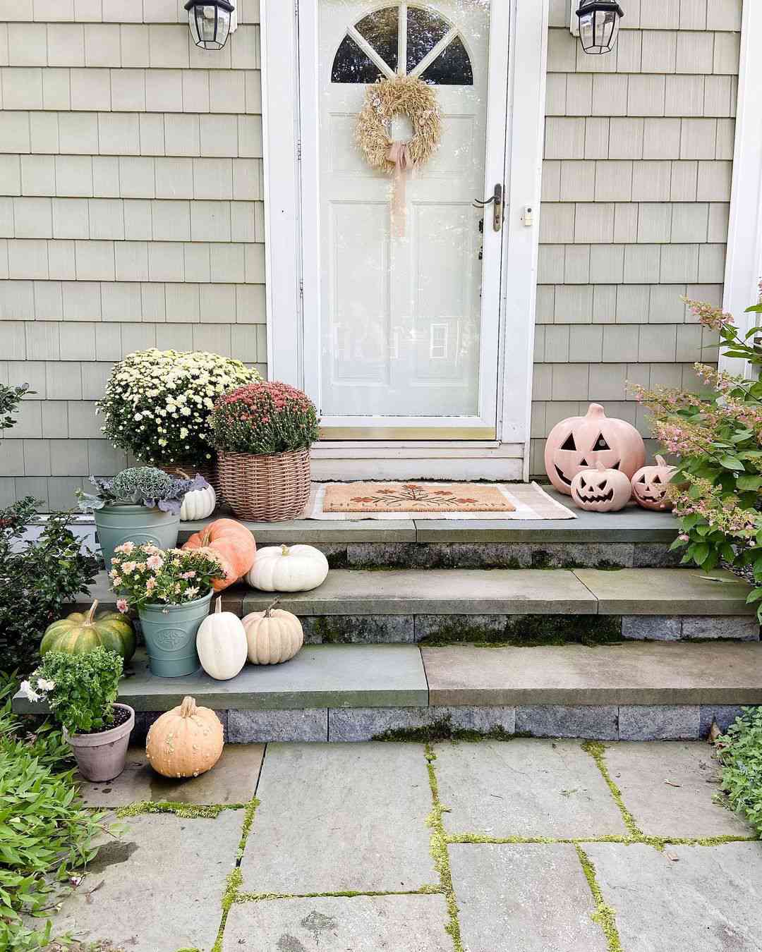 How to Decorate a Small Front Porch for Fall, According to Pros