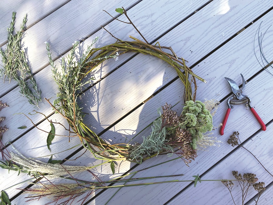 How to Make a Fall Wreath for Stick Season - The Provincetown Independent