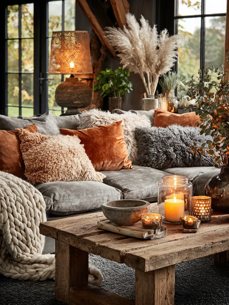 Hygge-Inspired Living Room: Ultimate Cozy Vibes ☕🕯️ | Warm & Inviting