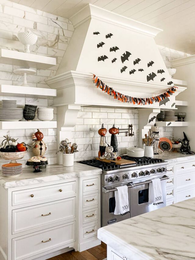 Kitchen Halloween Decor Ideas Story - A Blissful Nest