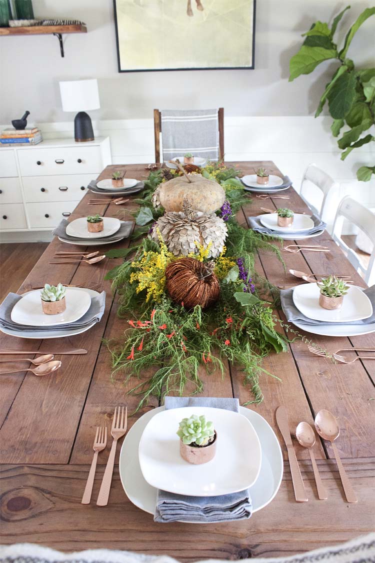 Kitchen Table Fall Dining Table Decor Farmhouse Style My Fall Table Decor Southern Revivals