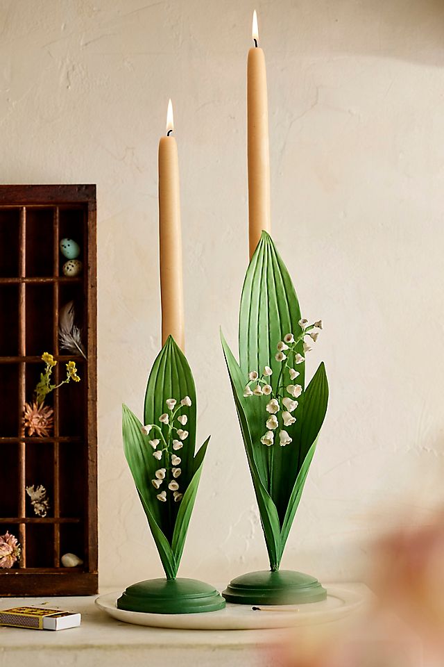 Lily of the Valley Taper Holder | AnthroHome