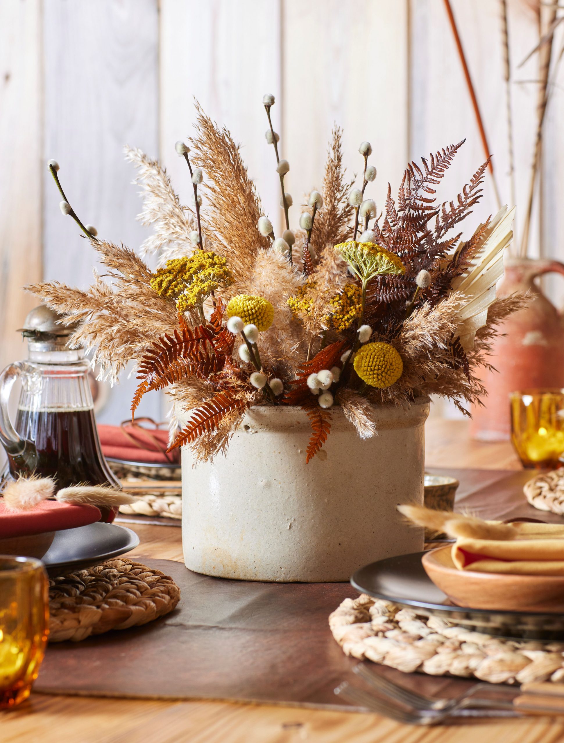 Low Centerpieces For Small Farmhouse Table Farmhouse Table Centerpiece