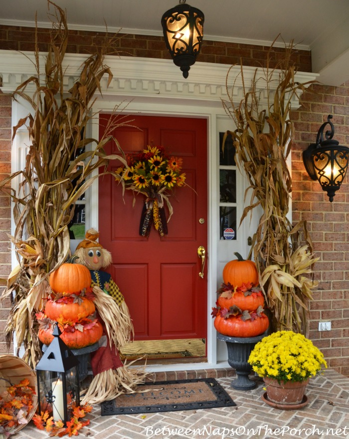 Make Pumpkin Topiaries for an Autumn Porch – Between Naps on the Porch