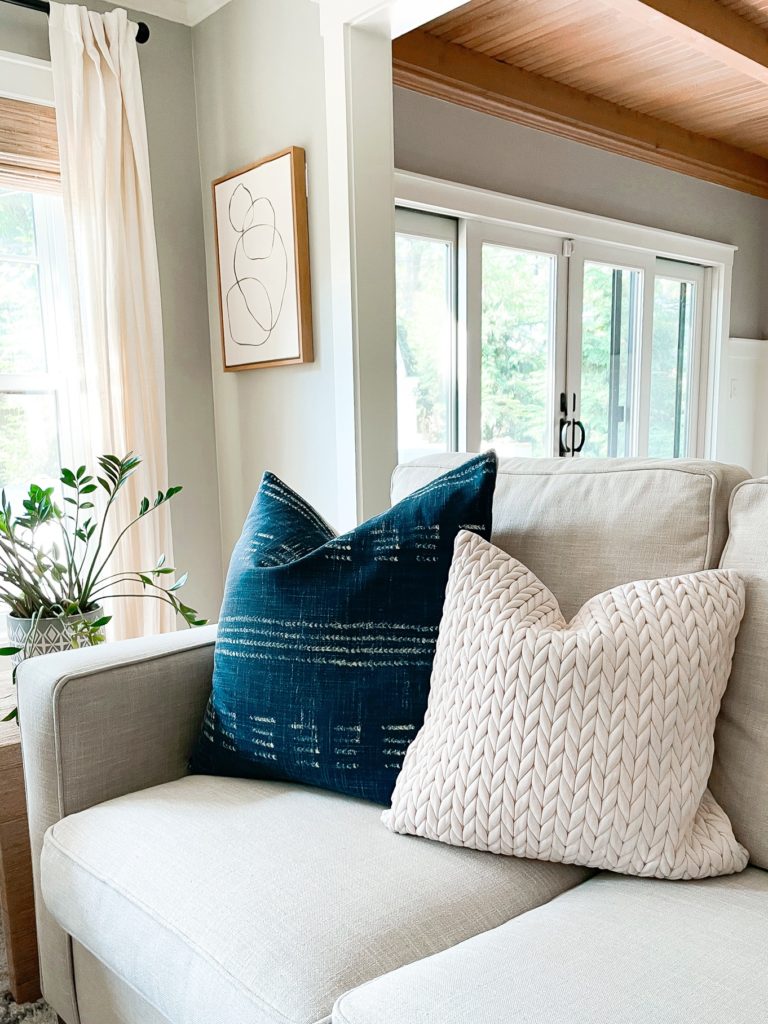 Minimal & Neutral Fall Living Room Update • Mindfully Gray